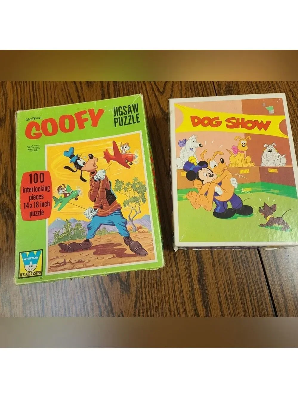 Vintage Disney Puzzles: Mickey, Goofy & Pluto 100 pcs